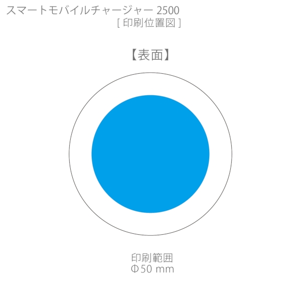 スマートモバイルチャージャー2500　ラウンド：ホワイトの商品画像3枚目