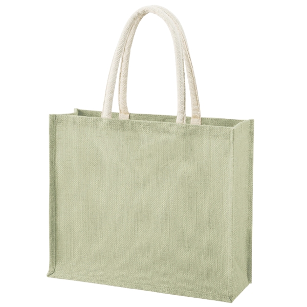 ジュートスクエアトート(ML)ワイド：オリーブの商品画像9枚目