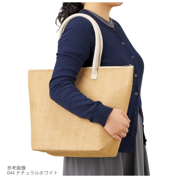 ジュート保冷トート(M)：ナチュラルベージュの商品画像7枚目