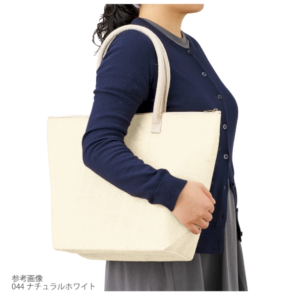 ジュート保冷トート(M)：ナチュラルホワイトの商品画像7枚目