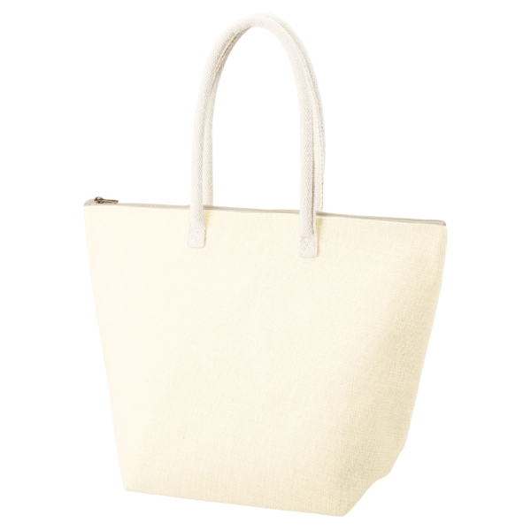 ジュート保冷トート(M)：ナチュラルホワイトの商品画像8枚目