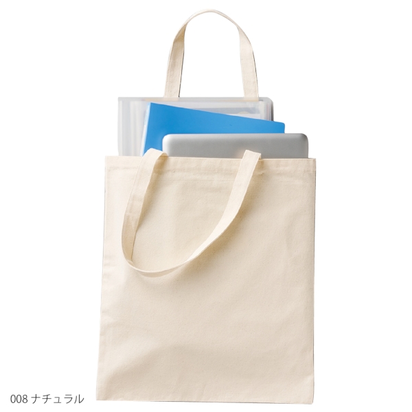 ライトキャンバスフラットバッグ(L)：ブラックの商品画像4枚目