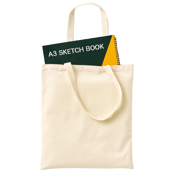 ライトキャンバスフラットバッグ(LL)：ナチュラルの商品画像4枚目