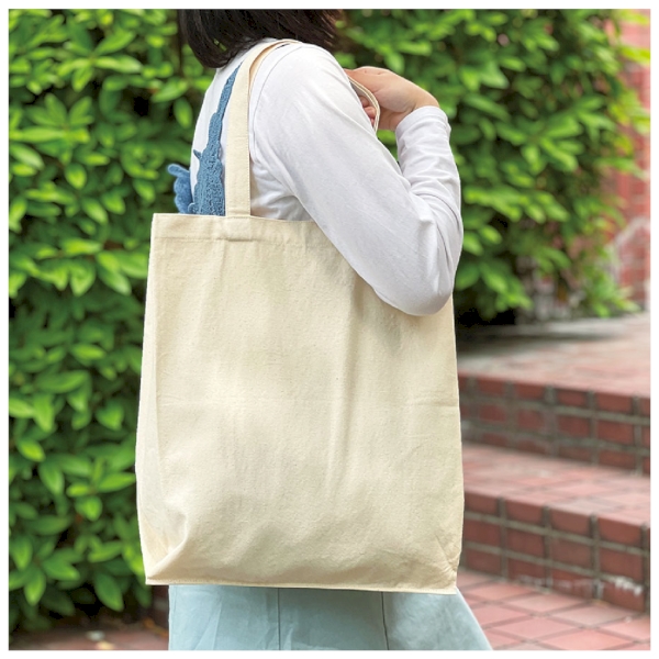 ライトキャンバス横マチトート：ナチュラルの商品画像4枚目