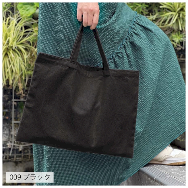 ライトキャンバスレッスントート：ネイビーの商品画像5枚目