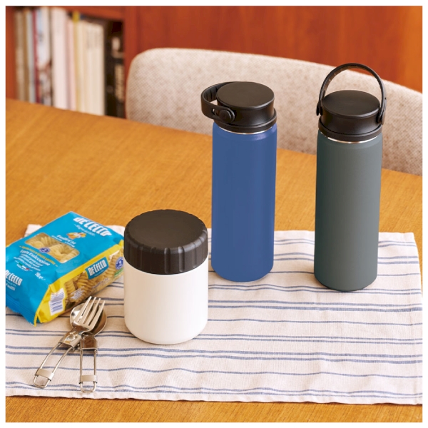 Zalattoサーモフードポット420ml：ブラックの商品画像4枚目