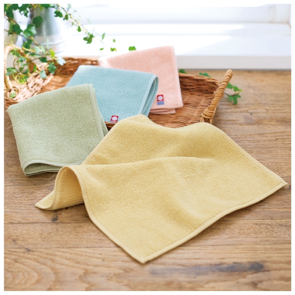 今治草木カラーミニタオル：ピンクの商品画像4枚目