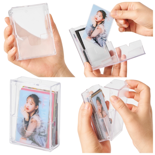 全面印刷できるカードケース：クリアブラックの商品画像5枚目