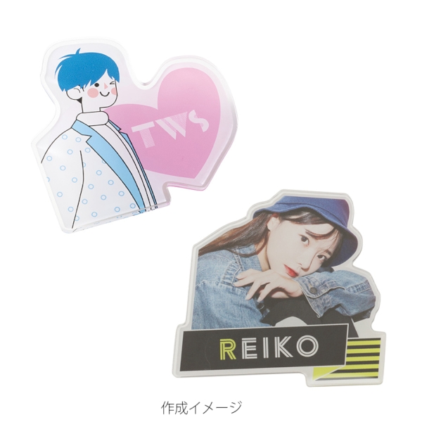 アクリルバッジ(L)