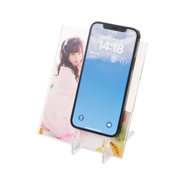 角度が変えられるアクリルスマホスタンドの商品画像11枚目