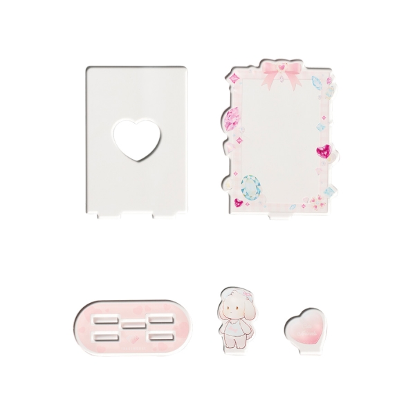 アクリルトレカスタンド　デコパーツ(S)2個：クリアの商品画像9枚目