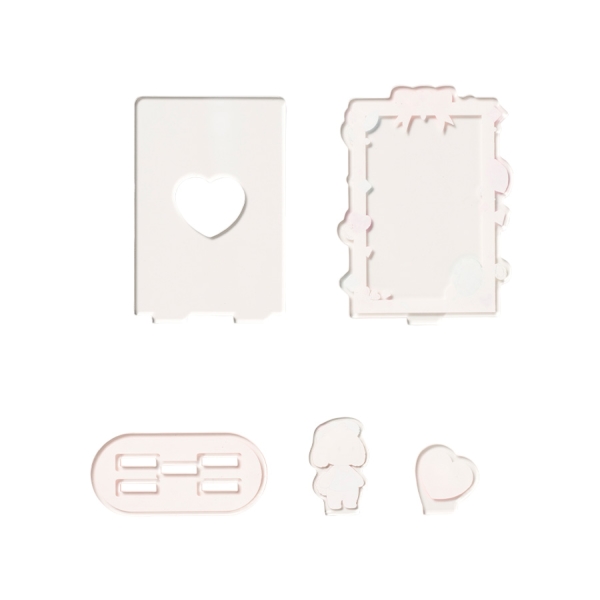 アクリルトレカスタンド　デコパーツ(S)2個：クリアの商品画像11枚目