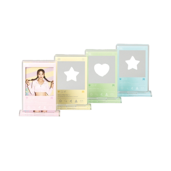 アクリルトレカスタンド　デコパーツ(S)2個：クリアの商品画像12枚目