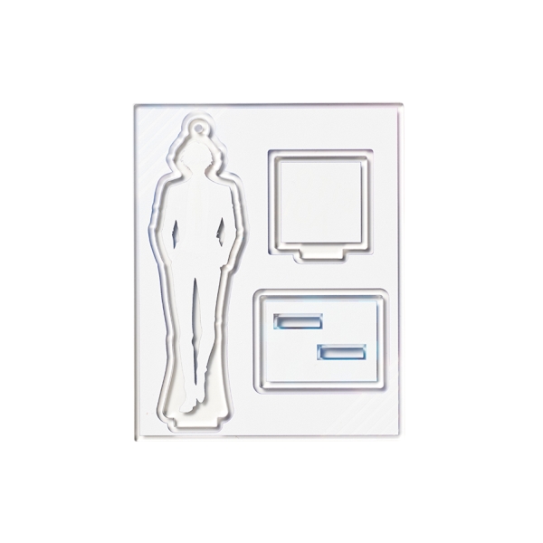 フレーム付アクリルスタンドキーホルダー：クリアの商品画像11枚目