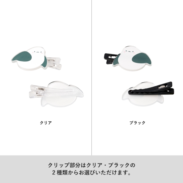 アクリルヘアクリップ：クリアの商品画像4枚目