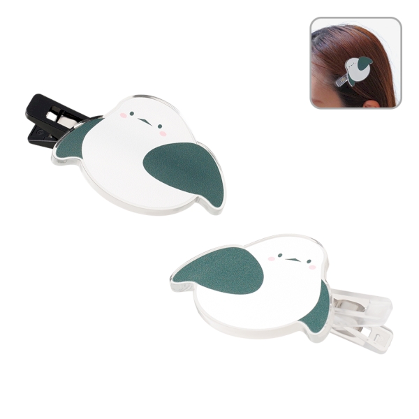 アクリルヘアクリップ：クリア