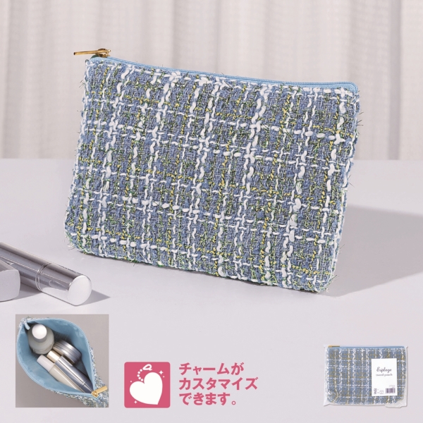 エスプラージュ　ツイードポーチ