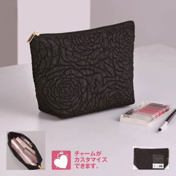 ローゼンルクス　ジャガードポーチ(ブラック)
