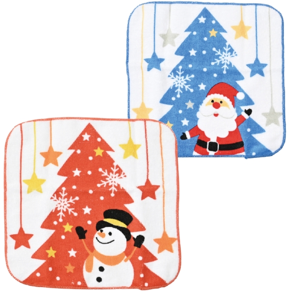 クリスマスギフト・ハンドタオル：25B0731 【Christmas　Xmas】の商品画像2枚目