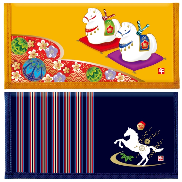 2026カレンダー付干支財布：25B1834 【2026干支　午　正月】の商品画像2枚目