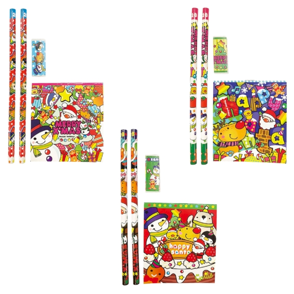 Withサンタ　4点文具セット1組【Christmas　Xmas】の商品画像3枚目