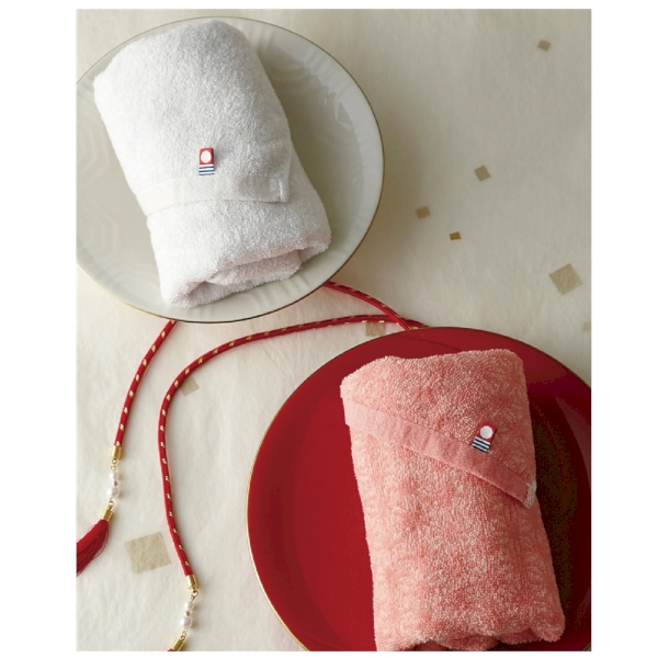 寿々　今治紅白タオルセット【今治タオル】の商品画像2枚目