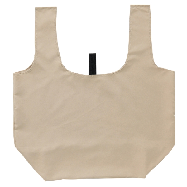 スエード風　お買い物エコバッグ(ベージュ)【SALE】の商品画像5枚目