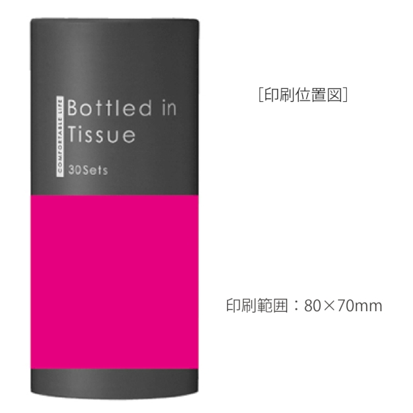 カラフル　ミニボトルティッシュ30W1個の商品画像3枚目