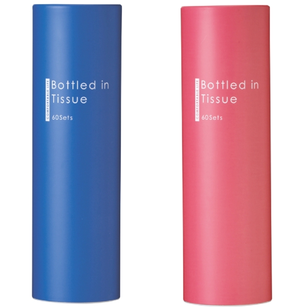 カラフル　ボトルティッシュ60W1個の商品画像5枚目