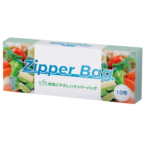 地球にやさしいジッパーバッグ10枚　#CO2排出権付の商品画像3枚目