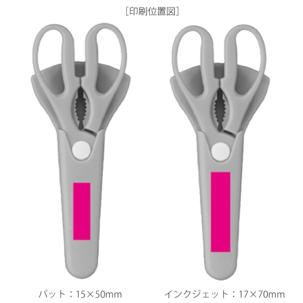 マグネットケース付き万能キッチンハサミの商品画像3枚目