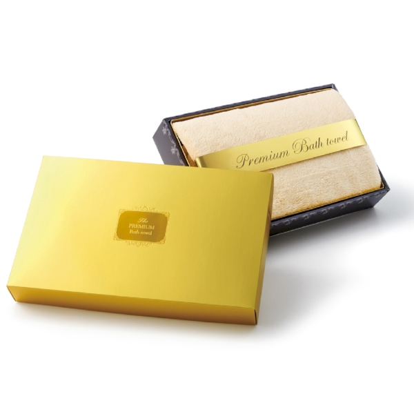 プレミアムバスタオル(ライトベージュ)【贈答向けタオル】の商品画像5枚目