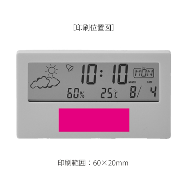 クリアスクリーン多機能デジタル時計の商品画像3枚目