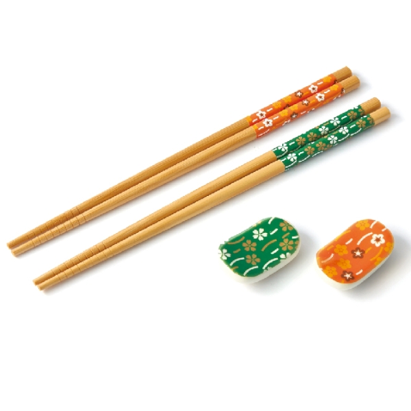 文様百趣　箸&箸置き二膳セット【SALE】の商品画像2枚目