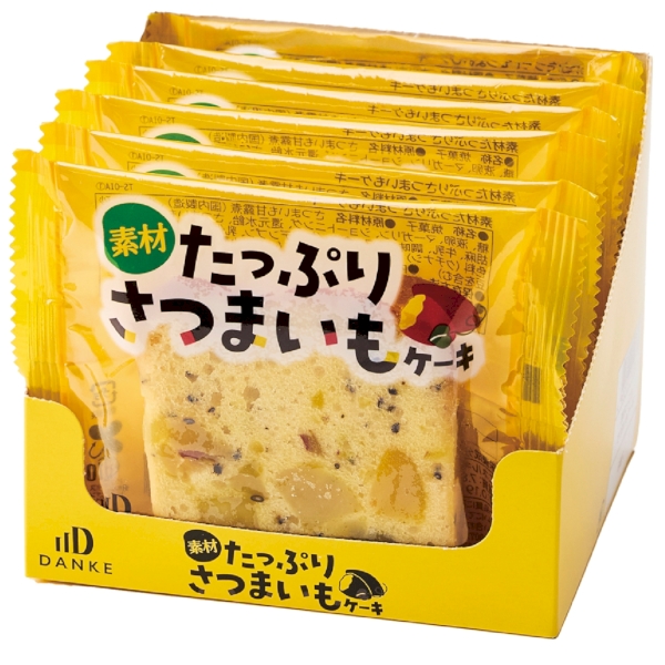 素材たっぷりさつまいもケーキ1個の商品画像2枚目