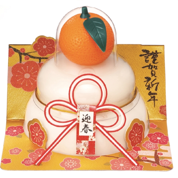 お鏡餅　橙160g【2026年 午年 正月 干支 招福 開運 迎春】の商品画像2枚目