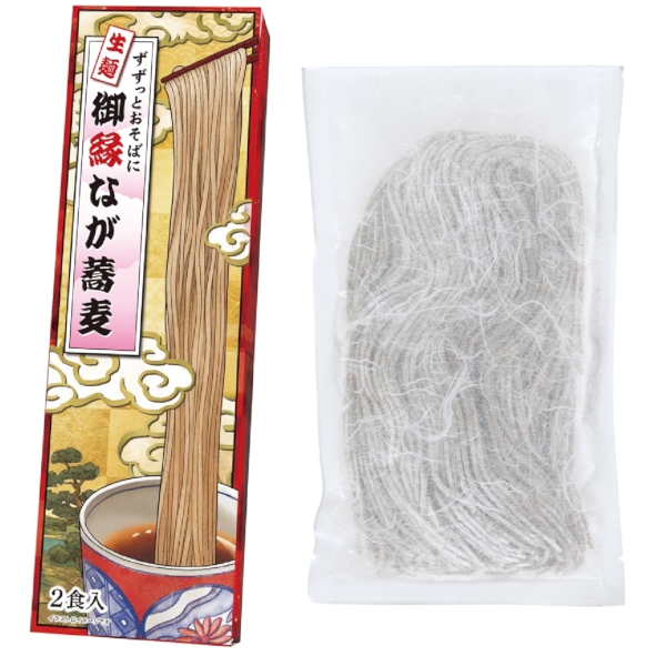 ずずっとおそばに　御縁なが蕎麦2食入の商品画像2枚目