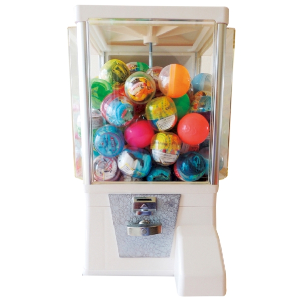 ガチャコップ　コイン仕様1台(白)の商品画像2枚目