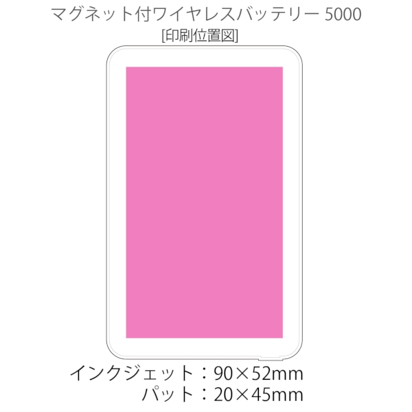マグネット付ワイヤレスバッテリー5000：MA100の商品画像3枚目