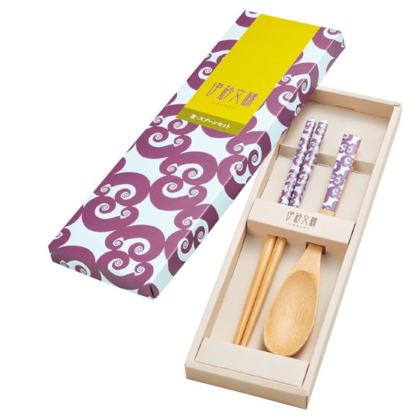 伊砂文様　箸・スプーンセットの商品画像3枚目