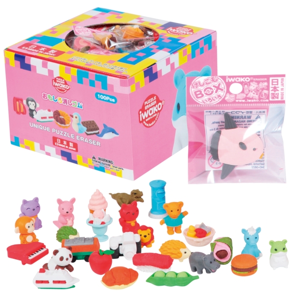 おもしろ消しゴムBOX100【子供向け】の商品画像2枚目