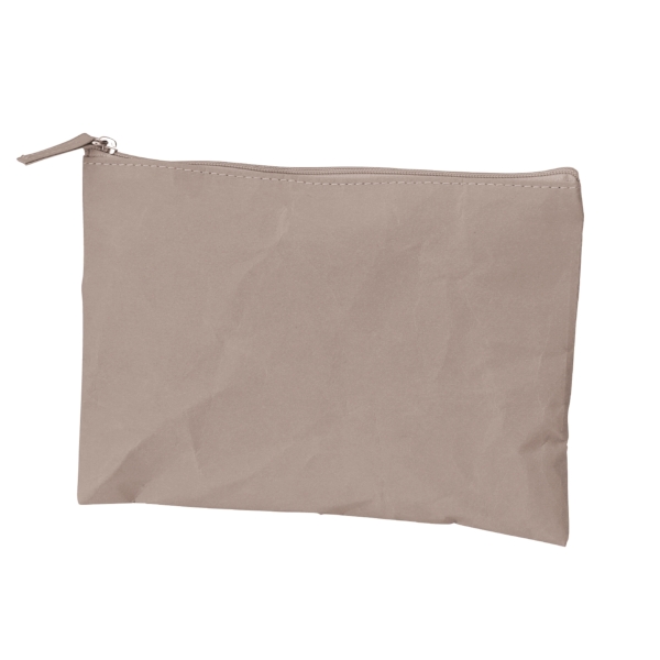 イークラフト・ウォッシャブルペーパーフラットポーチ(グレー)の商品画像5枚目