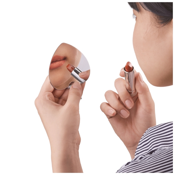 ハート型スリムプレートミラー(オーロラ)の商品画像2枚目