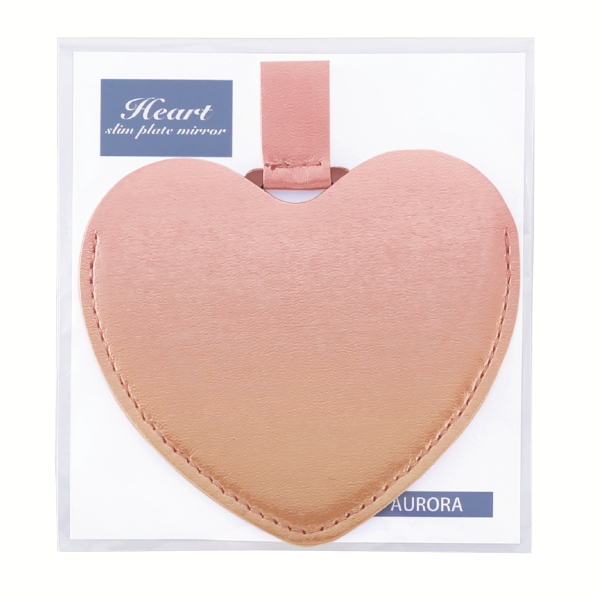 ハート型スリムプレートミラー(オーロラ)の商品画像5枚目