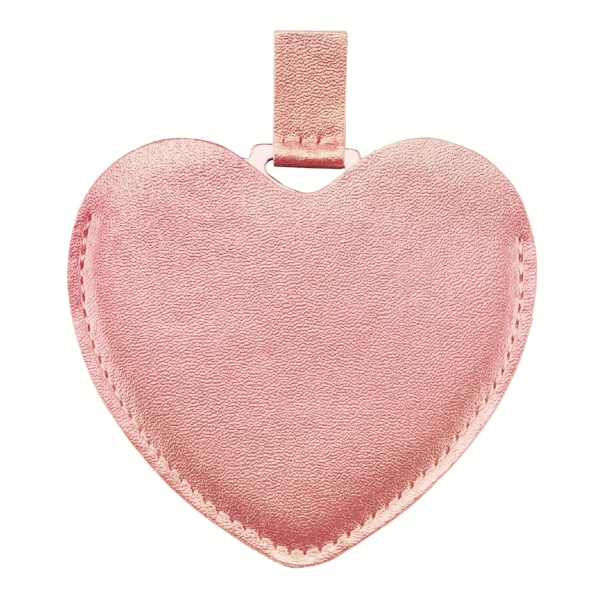 ハート型スリムプレートミラー(オーロラピンク)の商品画像4枚目