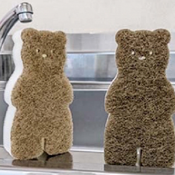 キッチンクマスポンジ2個組の商品画像2枚目