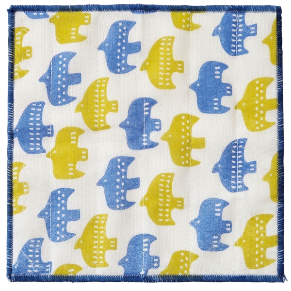 かや織ふきん1枚(バード)の商品画像3枚目