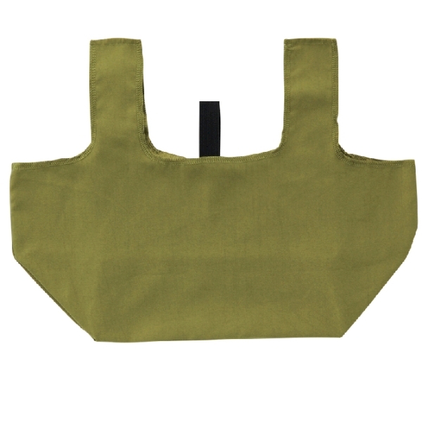 スエード風　コンビニエコバッグ(オリーブ)【SALE】の商品画像5枚目