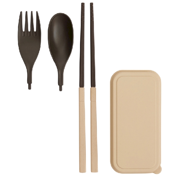 【アウトレット】バンブーファイバー　携帯カトラリーセットの商品画像5枚目