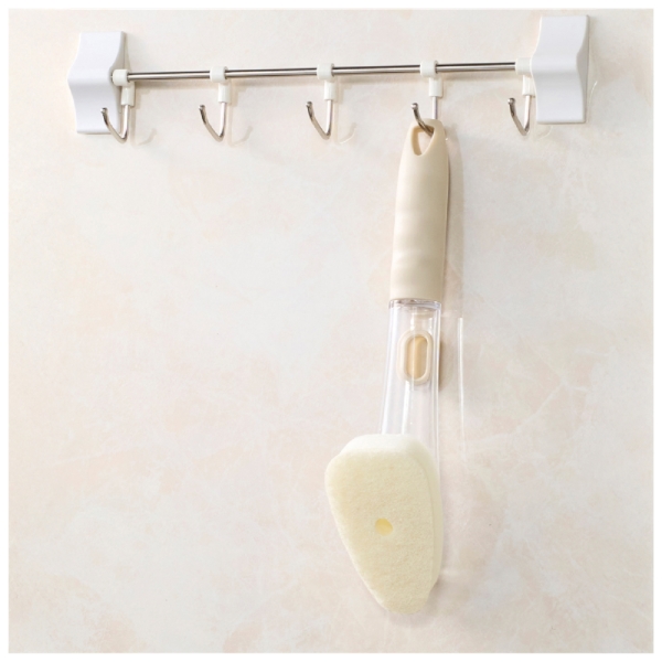 洗剤が出るキッチンお掃除スポンジ&ブラシの商品画像2枚目